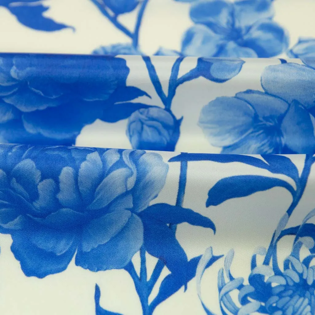 WHITE, BLUE FLORAL PATTERN - Image 2