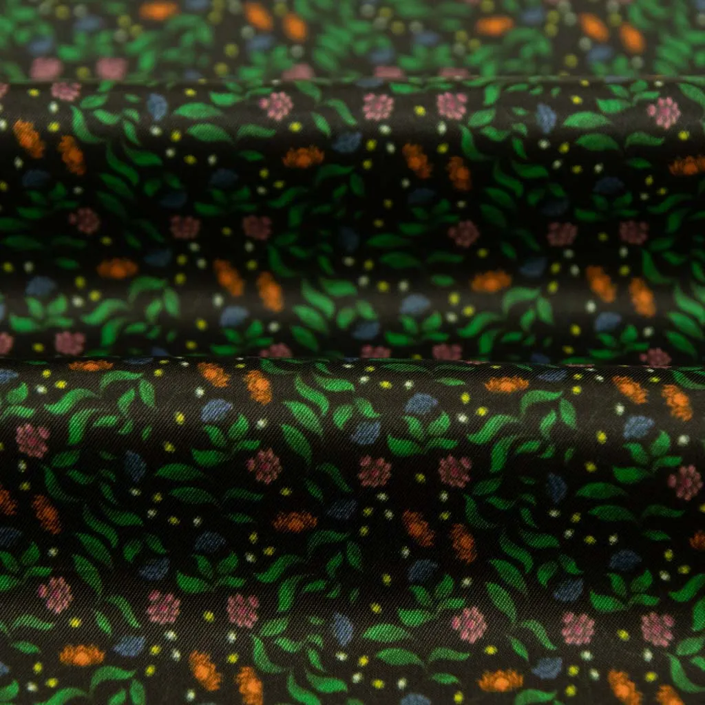 BLACK/GREEN FLORAL PATTERN - Image 2