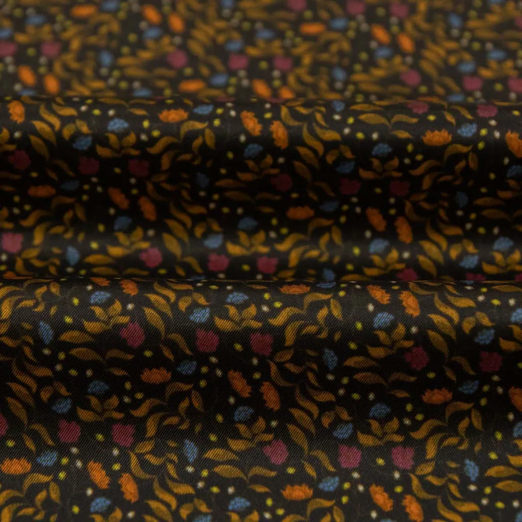 BLUE/ORANGE FLORAL PATTERN - Image 2