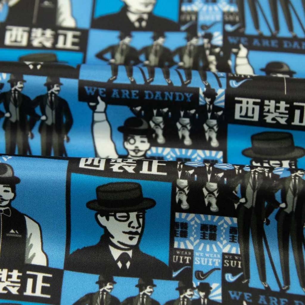 BLUE GENTLEMAN PATTERN - Image 2