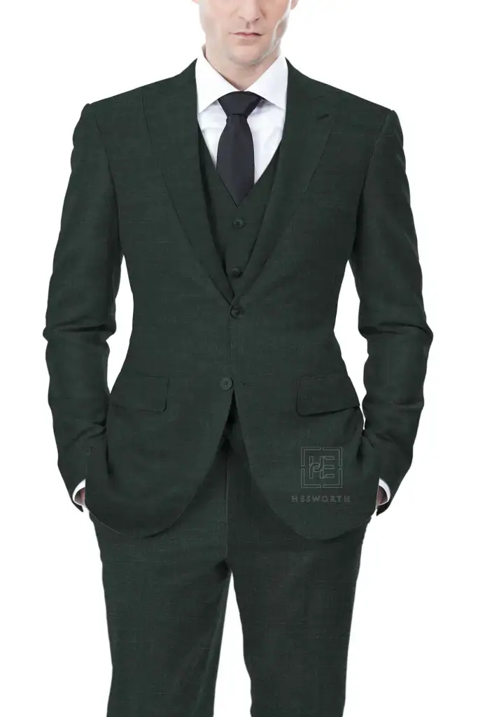 DARK GREEN, PLAIN (2 PLY) - Image 2