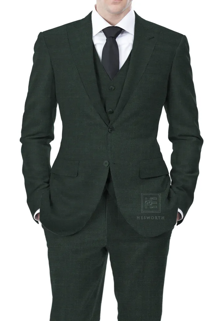 DARK GREEN, PLAIN (2 PLY) - Image 2