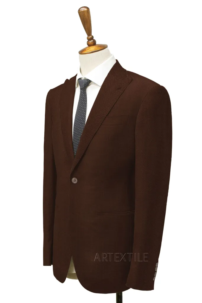 BURGUNDY, HERRINGBONE - Image 2