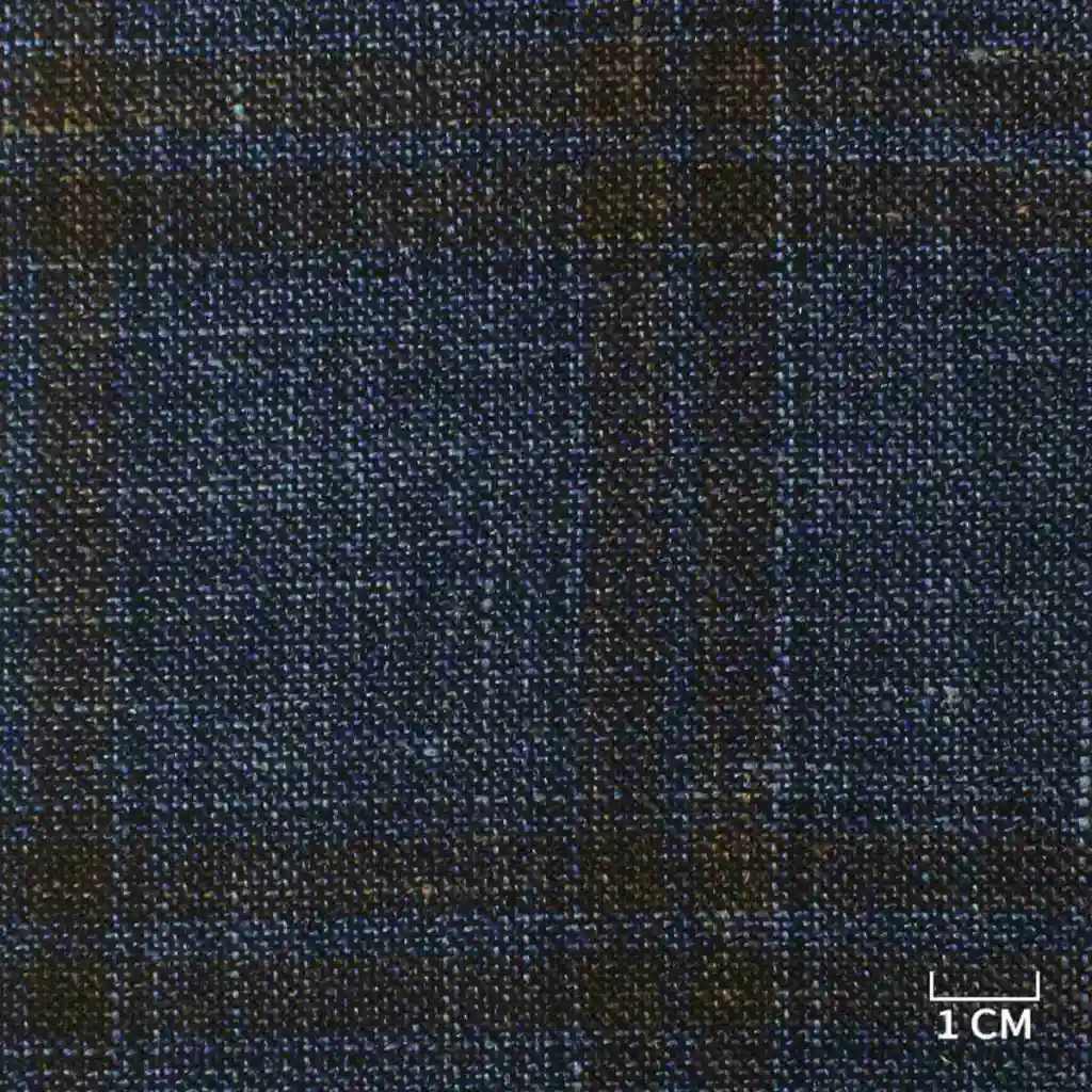BLUE, BROWN CHECKS - Image 1