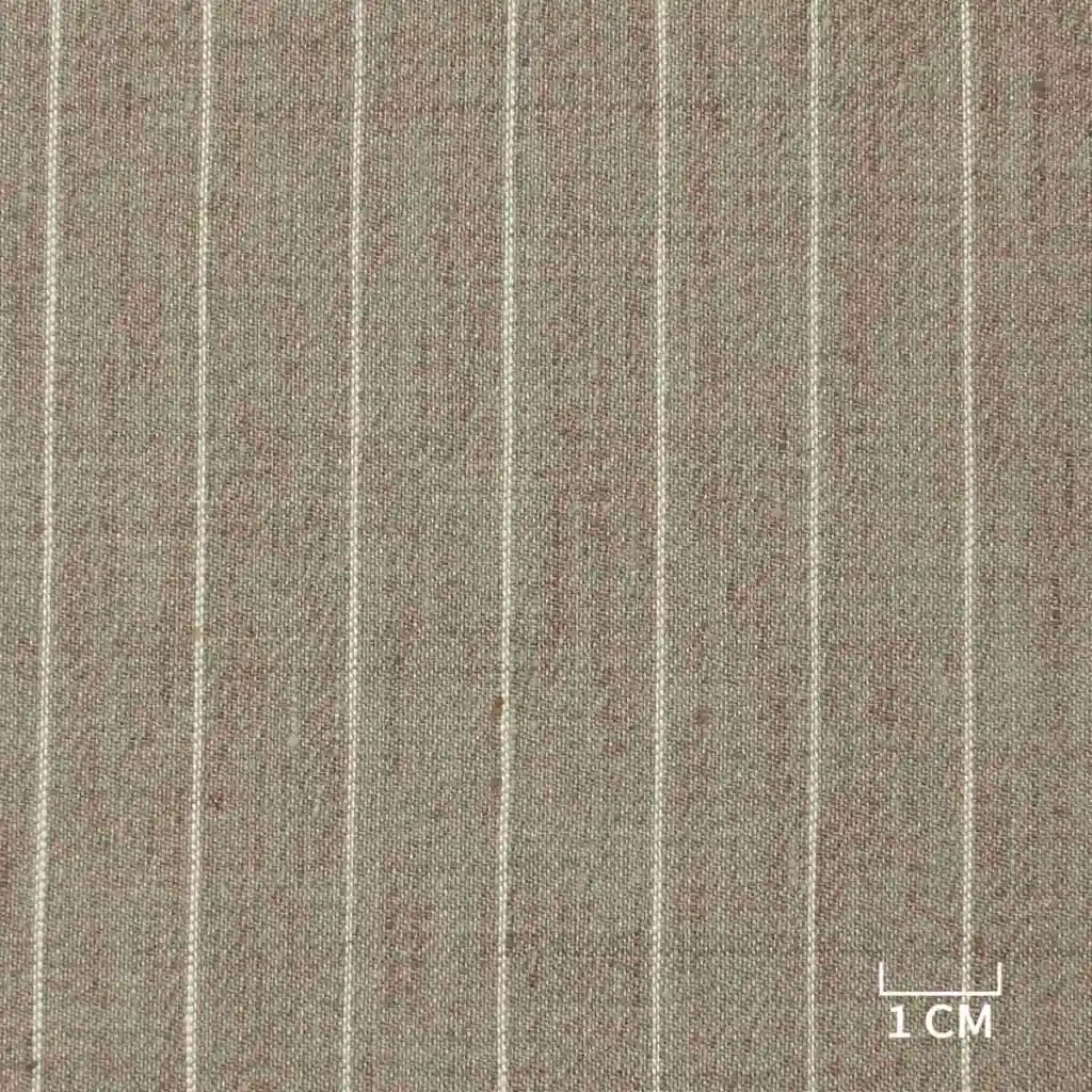 LIGHT BROWN, WHITE STRIPES - Image 1