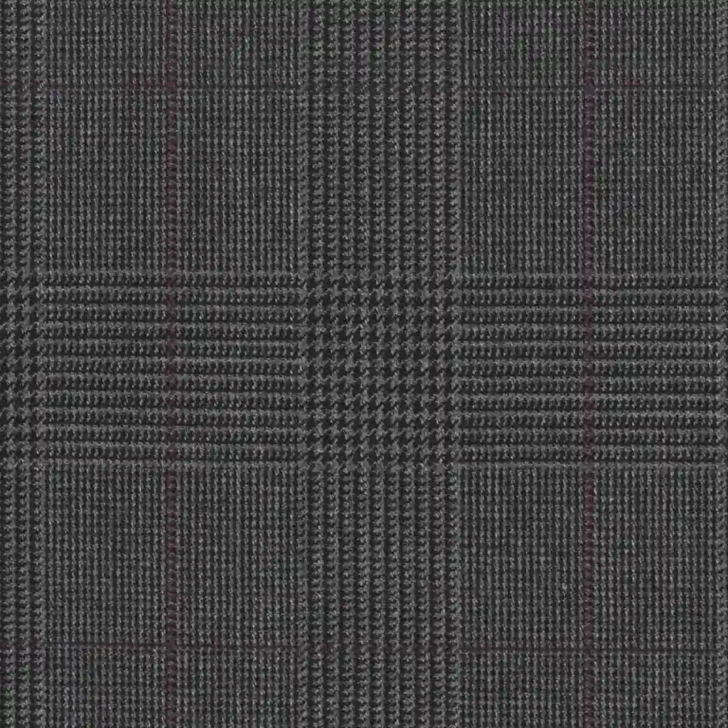 DARK GREY, PURPLE CHECKS