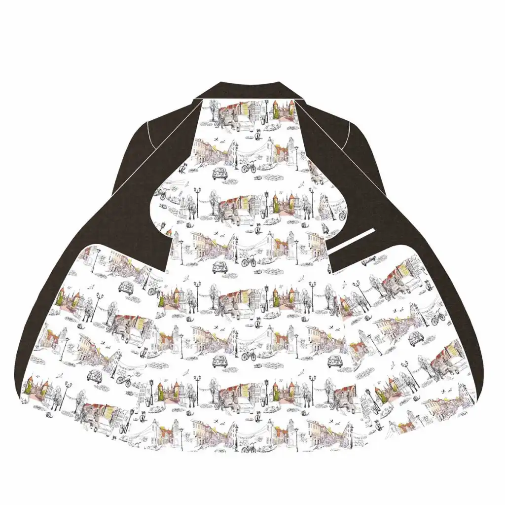 TOWN AND CAT PATTERN - Image 2