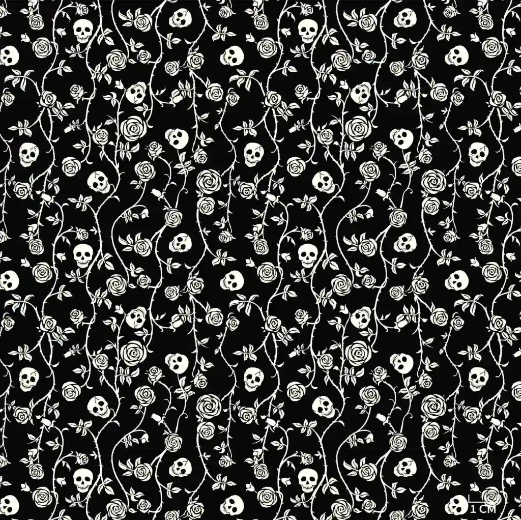 SKULL AND ROSES - Image 1