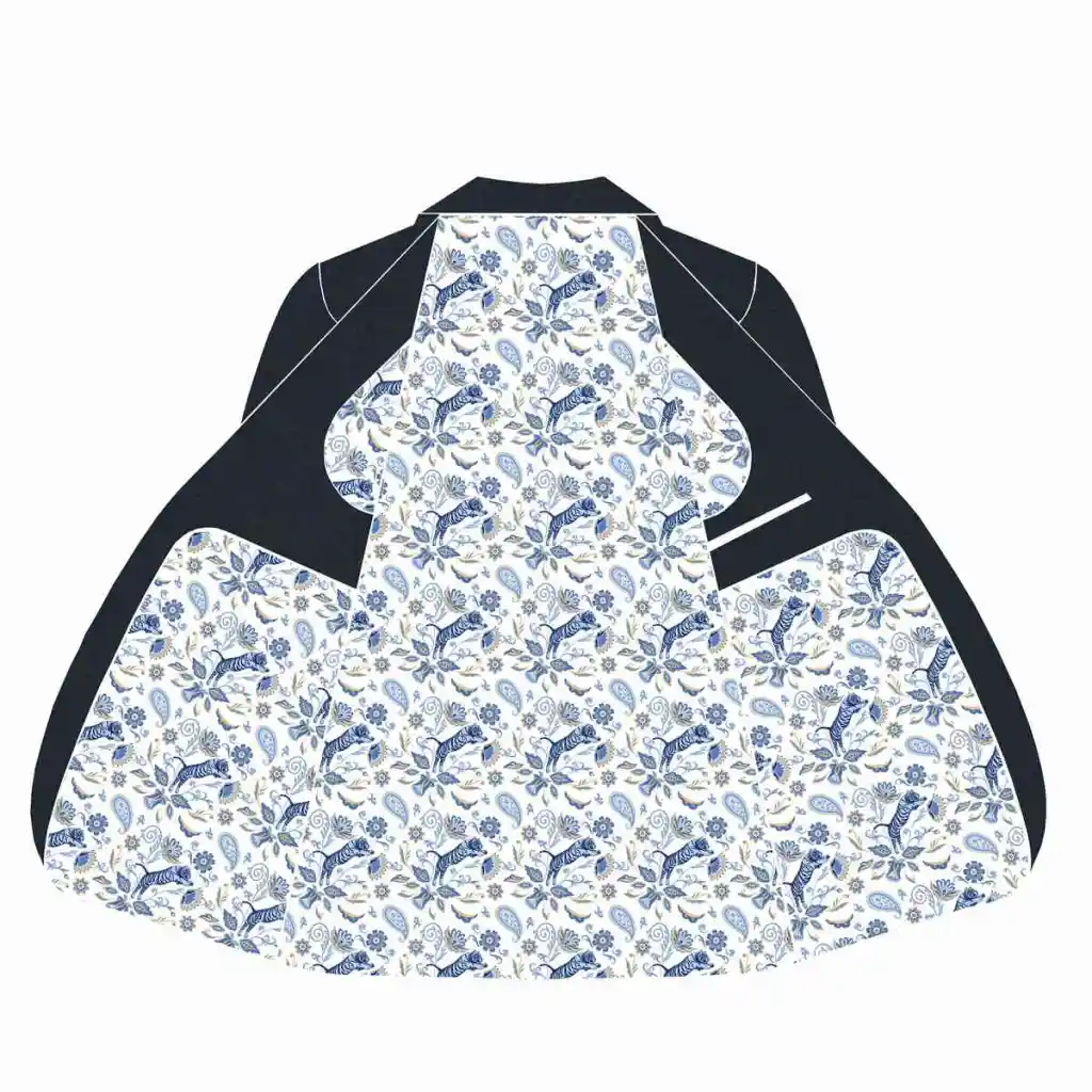 BLUE TIGERS, PAISLEY PATTERN - Image 2