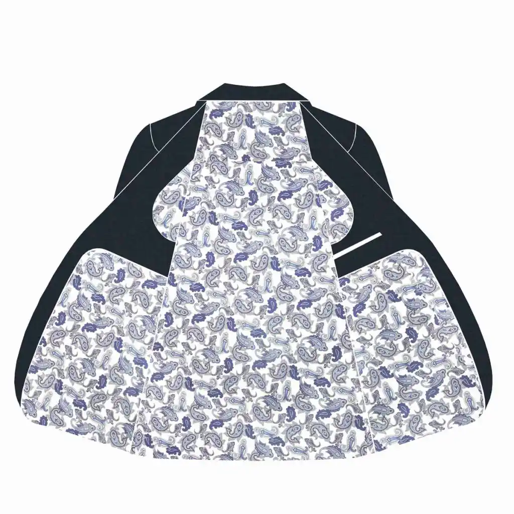BLUE, GREY PAISLEY PATTERN - Image 2