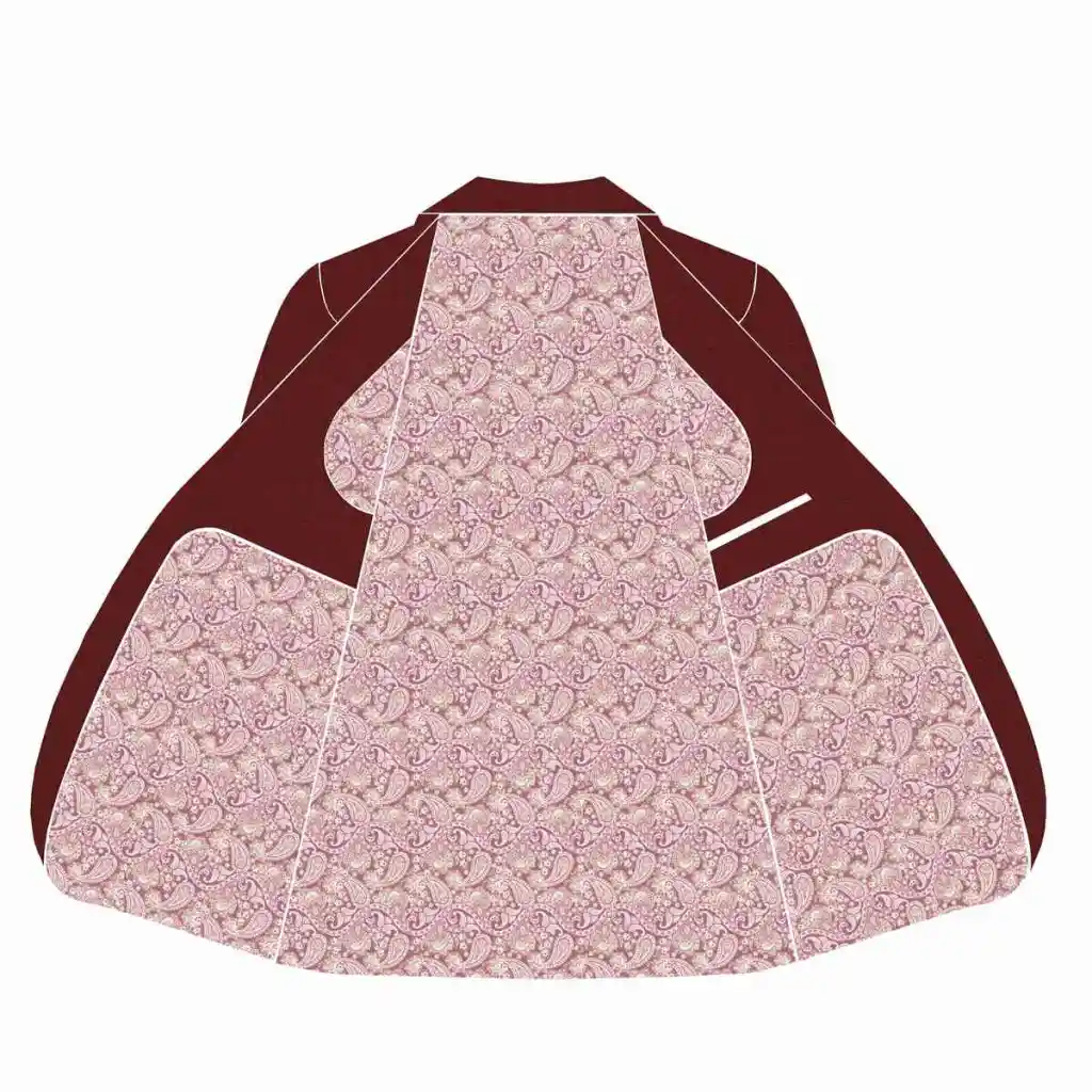 BRUGUNDY PAISLEY PATTERN - Image 2