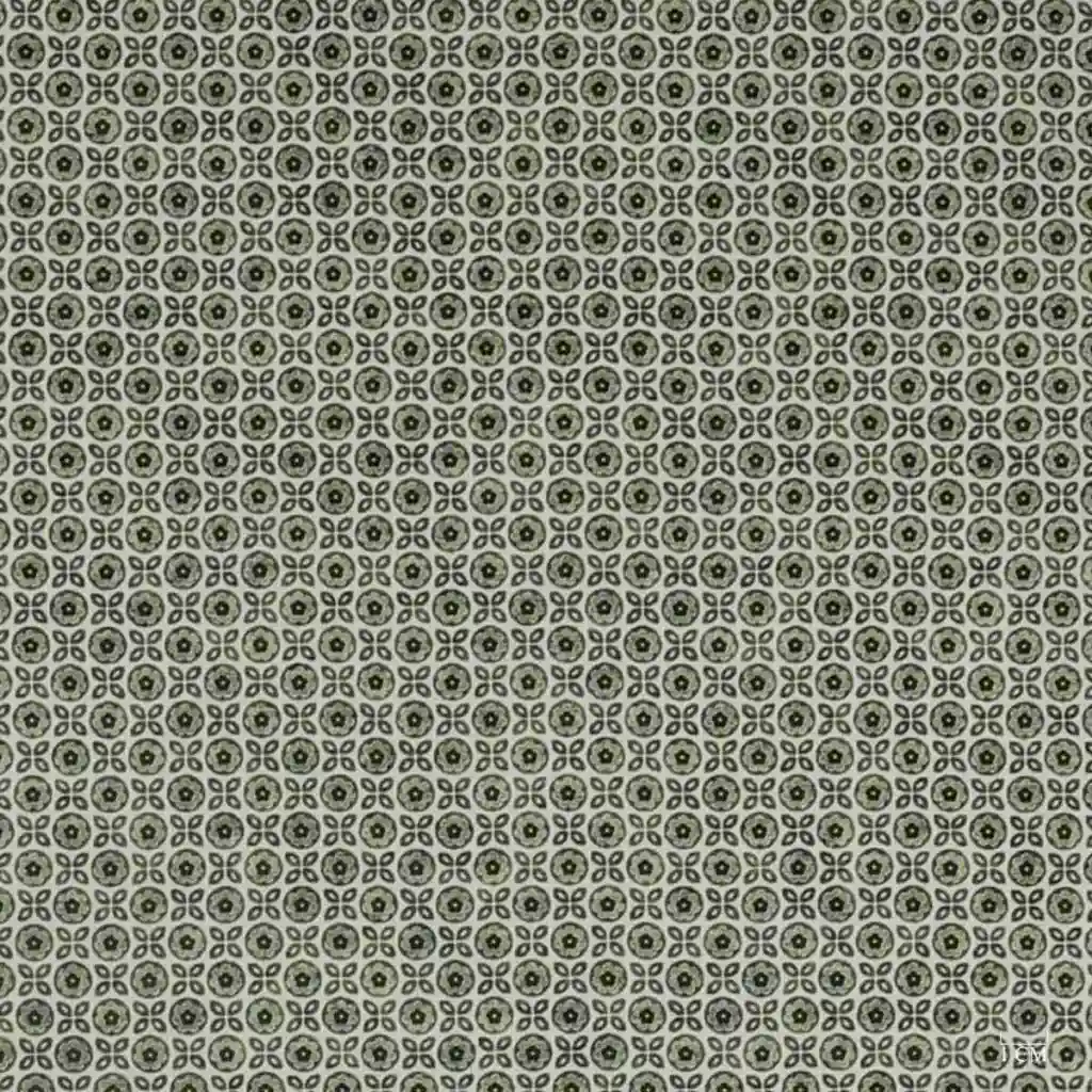 GREEN, CIRCLE FLORAL DESIGN