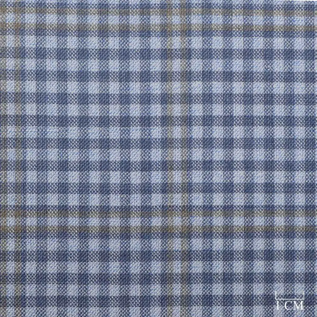 BLUE,KHAKI CHECKS - Image 1