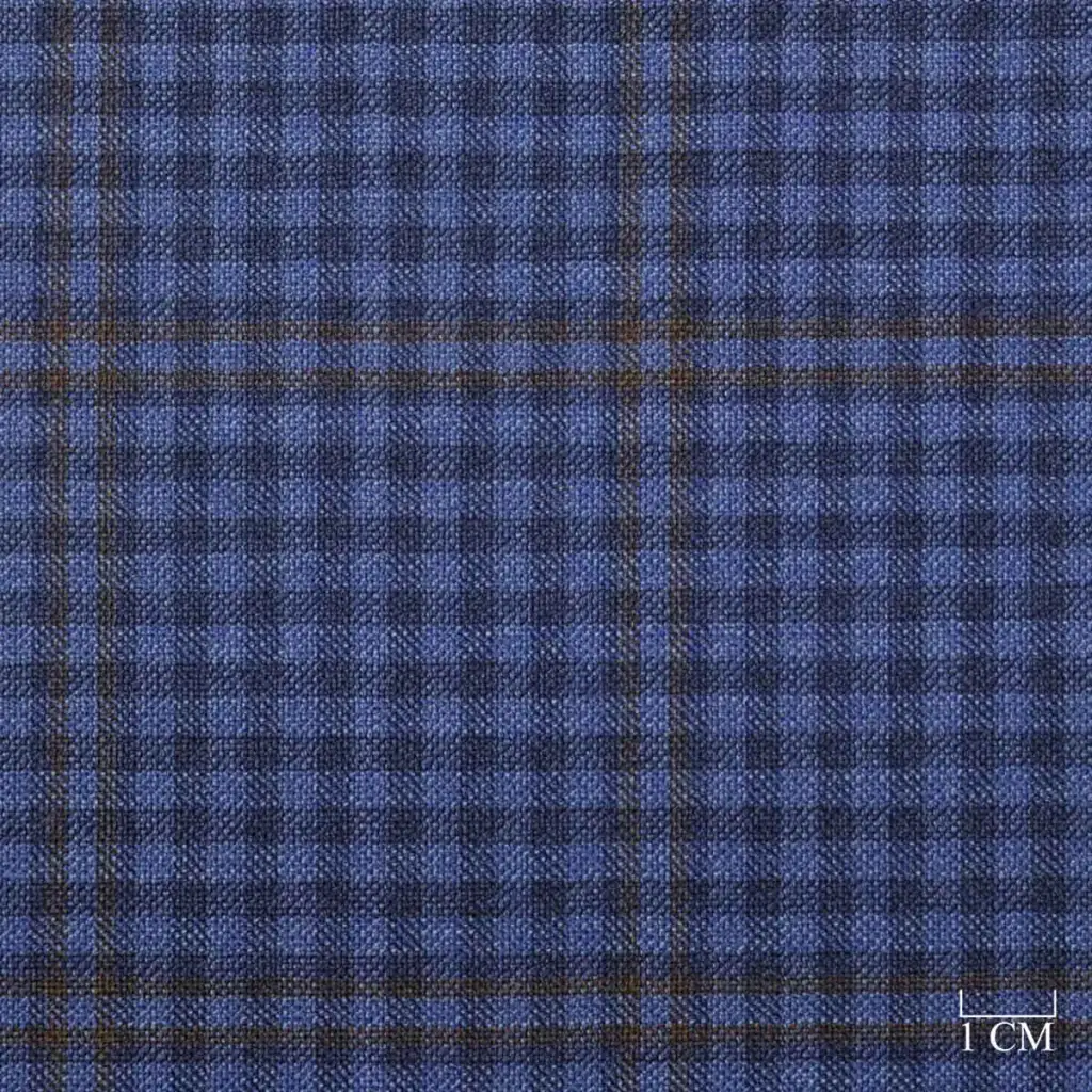 BLUE,BROWN CHECKS - Image 1