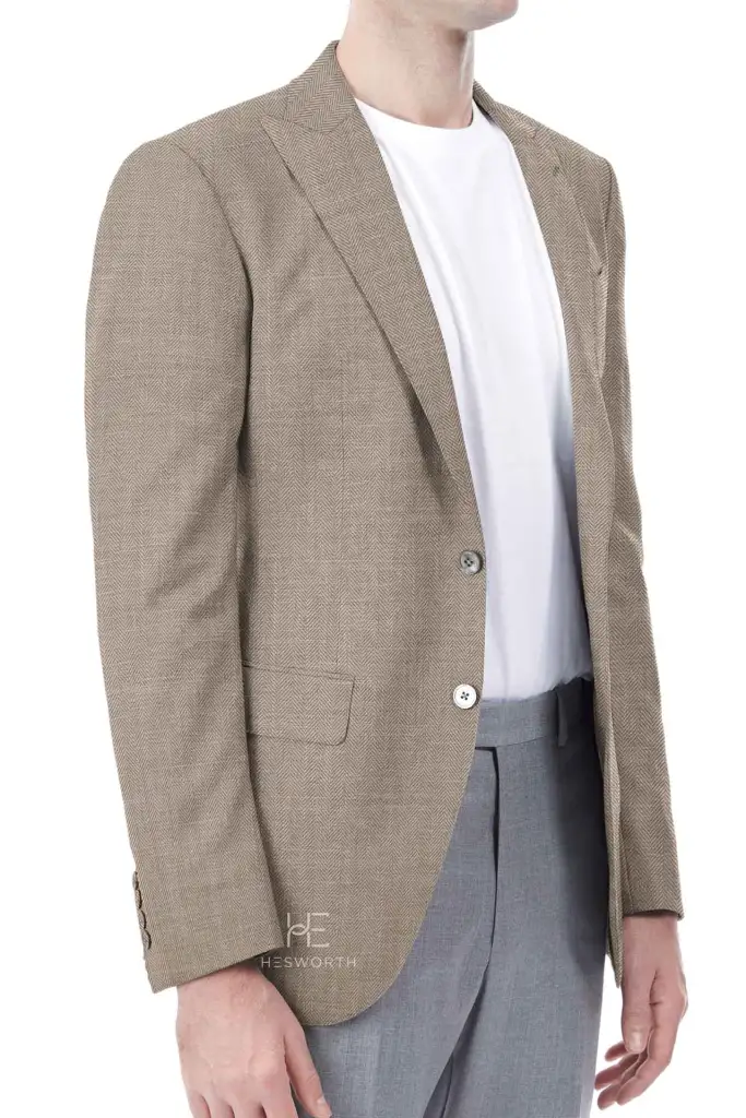 BROWN,HERRINGBONE - Image 2