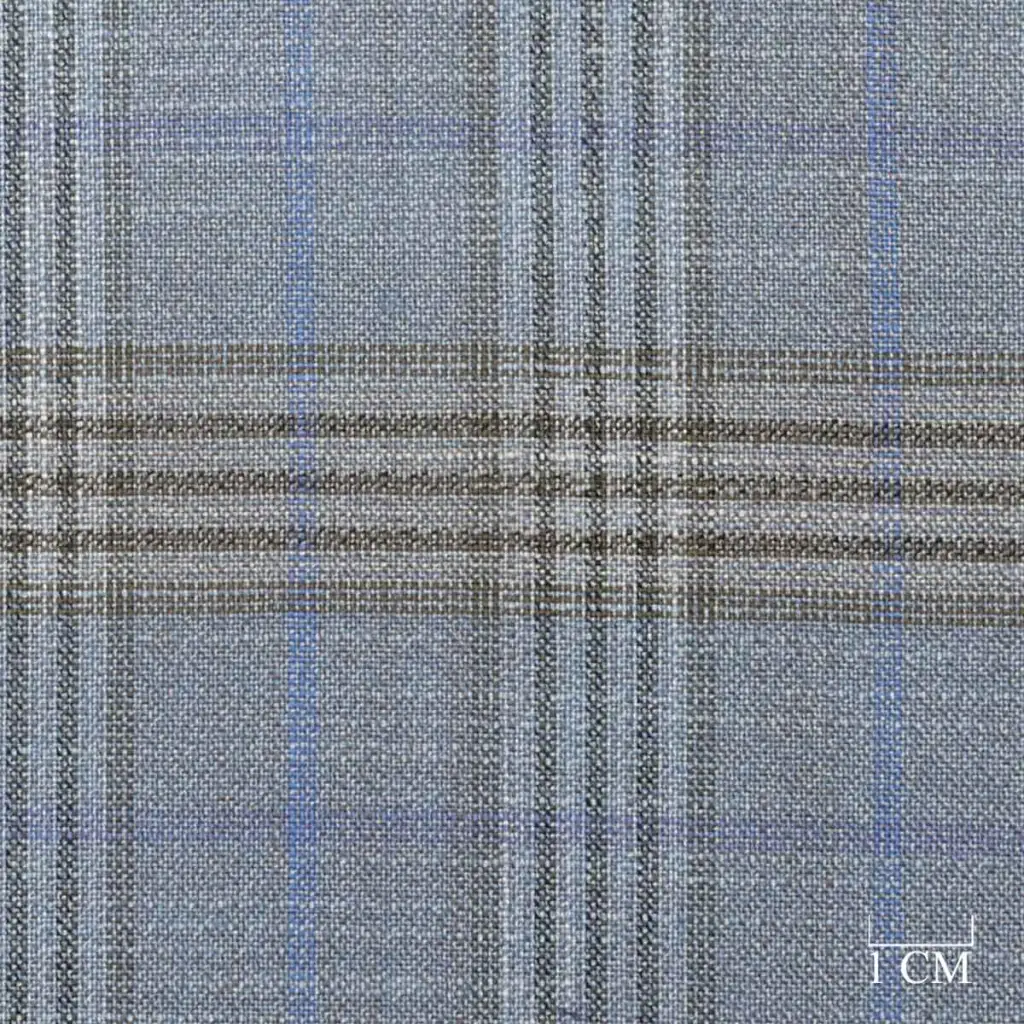 BLUE,BROWN CHECKS - Image 1